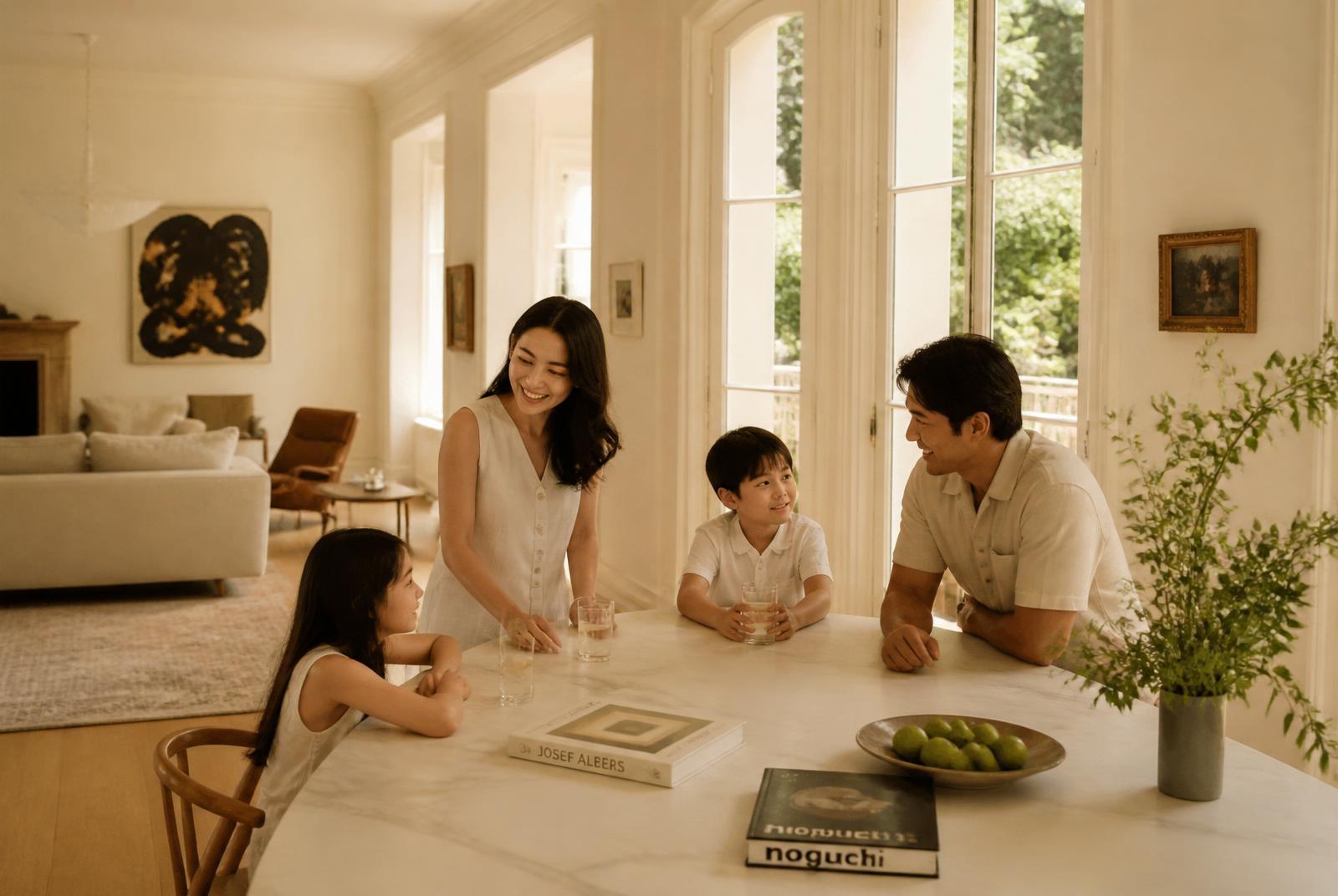 Family life at home